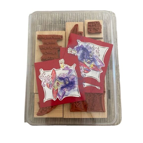 Stampin Up Craft Stamps Box Of 7 Crafts Art - Picture 2 of 9